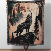 Wolf Howling At The Moon