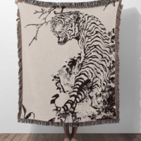 Sepia Vintage Asian Tiger